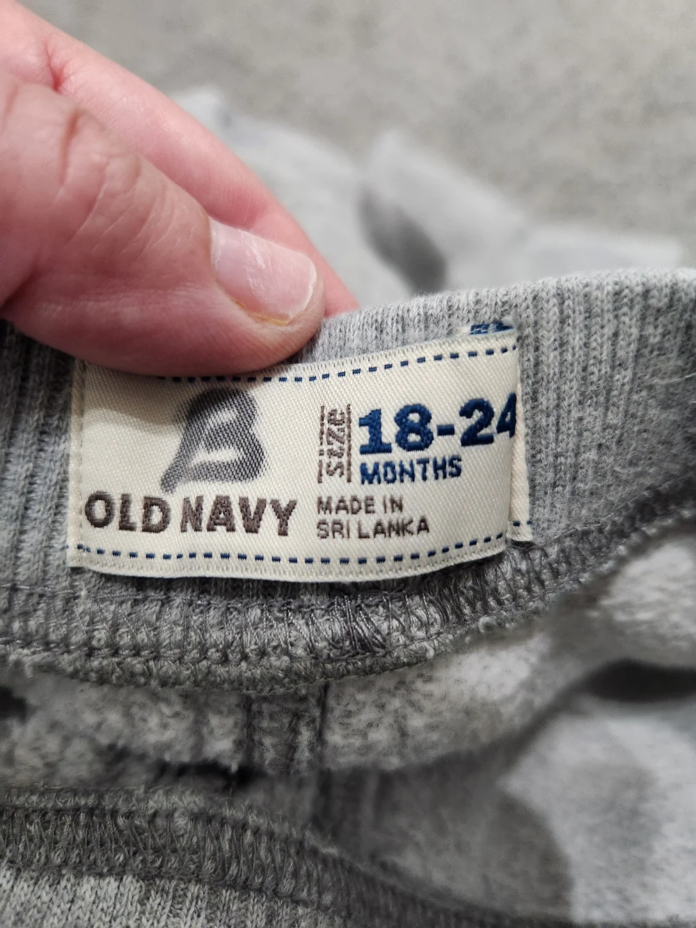 Old Navy Light Gray Cargo Sweatpants for Kids 18-24mth